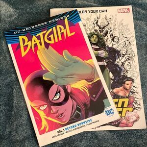 Batgirl Vol. 1 Beyond Burnside Comic and coloring book